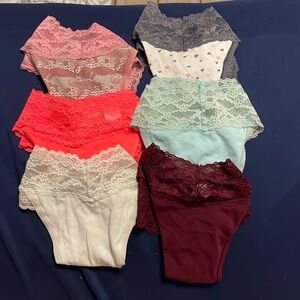 Lot of 6 VS Thongs